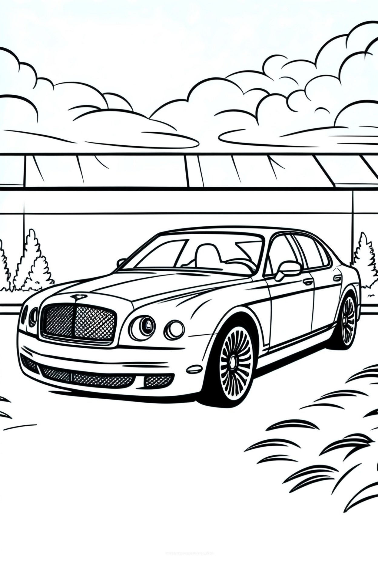 Alter Bentley Ausmalbilder zum Ausdrucken und Downloaden