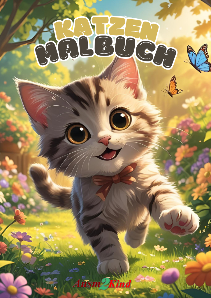 katzen malbuch ausm2kind