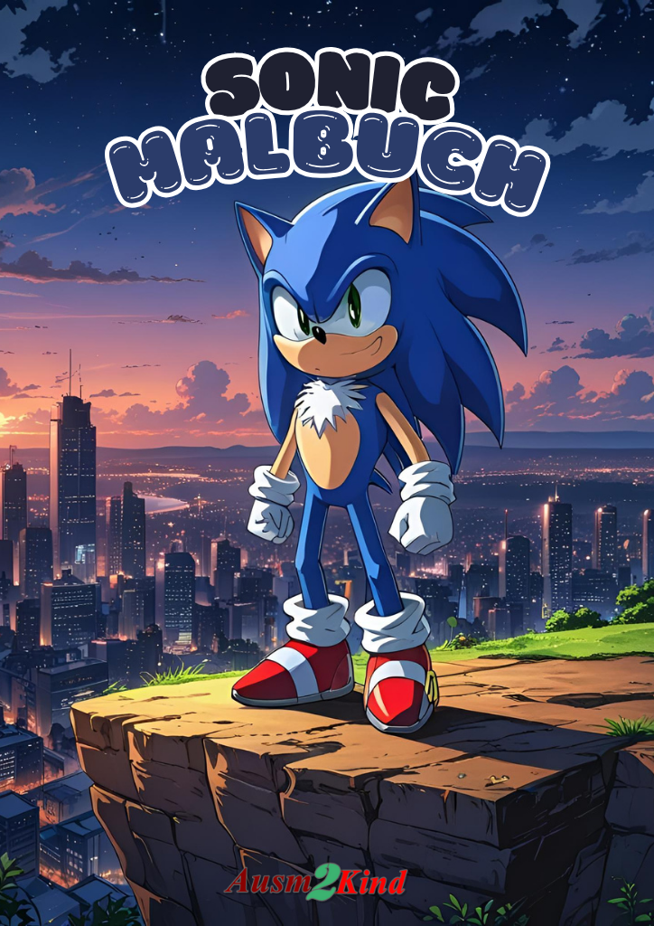 sonic malbuch ausm2kind