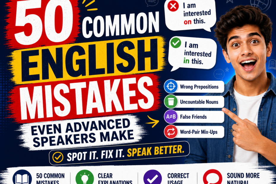 50 english mistakes